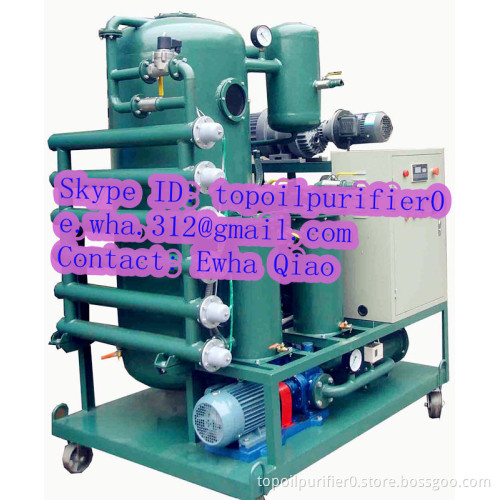 Vacuum Double-Stage Transformer Oil Purifier;Oil Recycling